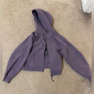 COPY - Lulu Lemon Cropped Scuba Full Zip Hoodie